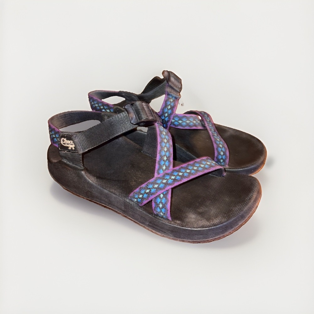 Chaco Women's Sandals Hiking Outdoors Athletic Sandals Size 9W Wide Footbed
